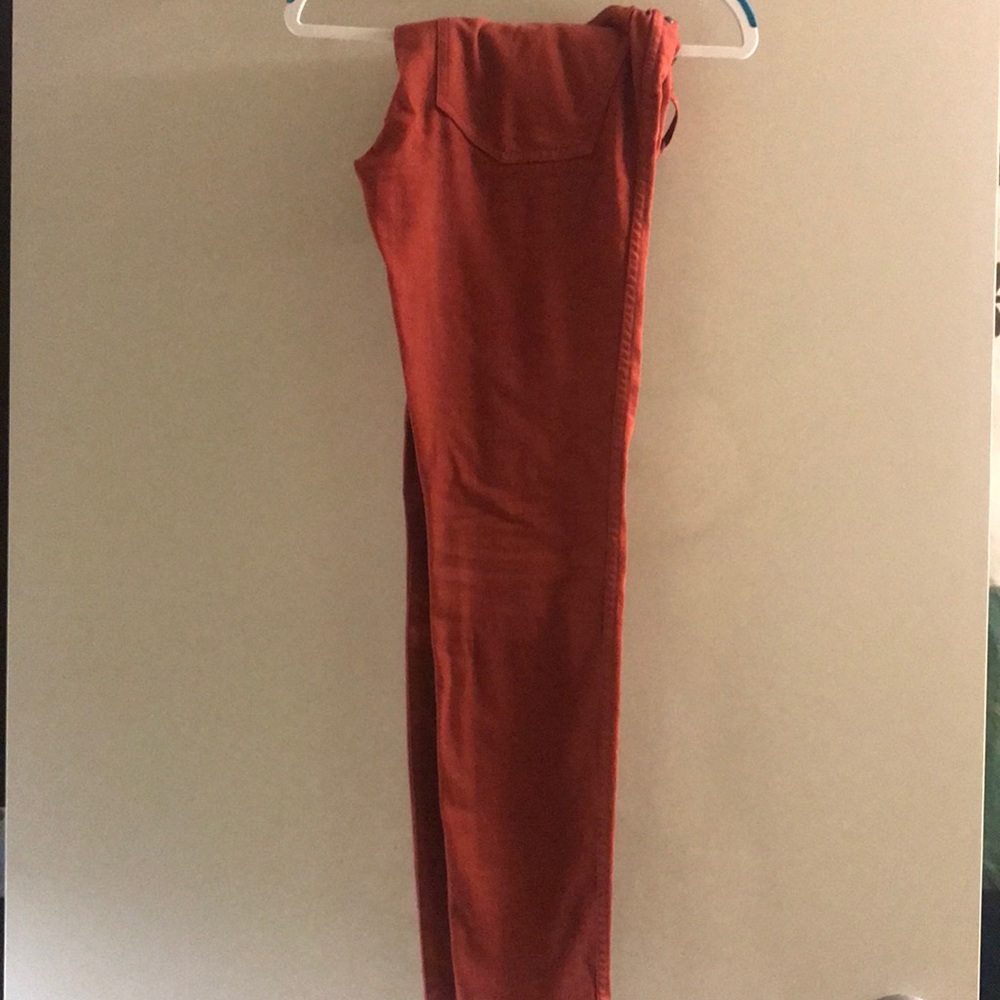 Orange jeans